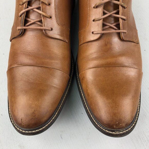 Cole Haan Men\'s Size 9.5M Warren Grand.OS Brown Leather Cap Toe Oxford Shoes main image 5